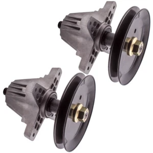 2 Spindle Assembly W/Pulley For Troy Bilt For MTD T1000 918-06991 618-06991 - Picture 1 of 12