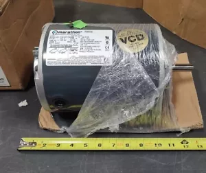 NEW Marathon G143 Electric Motor 1.5 HP 1725RPM 3PH 208-230/460 VAC FR 56 - Picture 1 of 6
