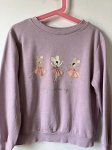 H&M Girl Crewneck sweatshirt Size 6 Years - Picture 1 of 11