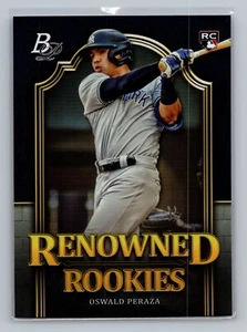2023 Bowman Platinum #RR-6 Oswald Peraza Renowned Rookies - Picture 1 of 2