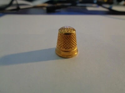 Franklin Mint 1991 Edición Coleccionista Monopoly Dedal Ficha Pieza Chapada en Oro Foto 1 de 4