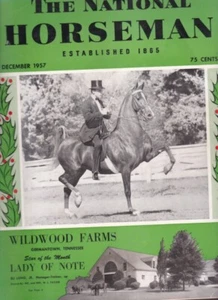 Saddlebred, Tennessee Walking Horse "VINTAGE" National Horseman CHRISTMAS 1957!! - Bild 1 von 5