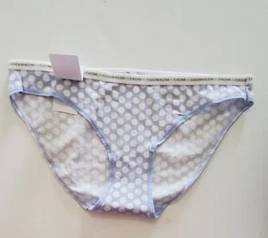 Calvin Klein CK One Cotton Bikini Underwear Panty Dot Print QD3785 Sz XS - NWT - Picture 1 of 1