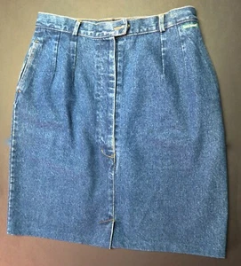 Harve Benard by Benard Holtzman Women's 100% Cotton Jeans Skirt Size 14 - Picture 1 of 10