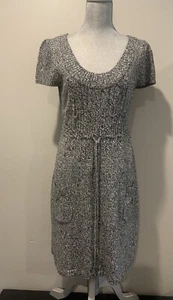 JFW by Just for Wraps Size 1X Sweater Dress Short Sleeve - Black & White - Picture 1 of 6