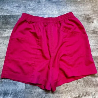 Pantalones cortos vintage para mujer Levi's Sportswear rosa brillante talla 16/medianos estimados Foto 1 de 4