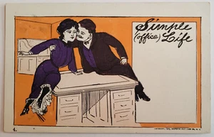 1905 LIEBE & ROMANTIK PC PAAR VERLOBT IN BÜRO ROMANTIK "EINFACHES (BÜRO-)LEBEN" - Bild 1 von 2
