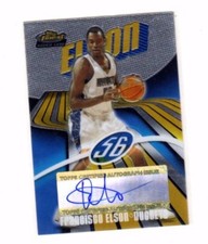 2004 Topps Finest Francisco Elson Rookie Autograph Basketball Card 310 / 999