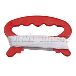 40x Kite Parts Line Outdoor D Shape Plastic Flying Kite Line String Red 30m