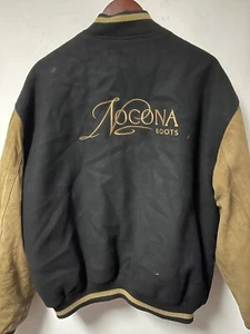 Vintage Nocona Boots Leather Jacket Men's Size XL Button Up Nokona - Picture 1 of 8