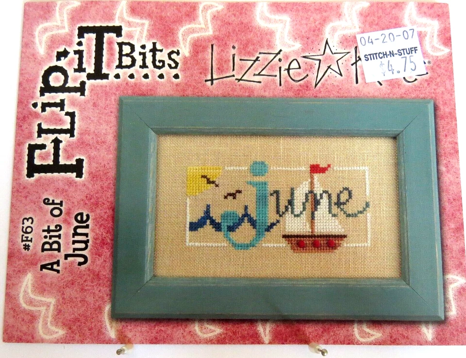 Lizzie Kate Cross-stitch Flip-Its Bits Snippets Year with Charm CHOICE - Image 1 of 1