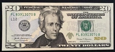 United States Of America, 20 Dollars, 2017, AUNC, p546 - Image 1 of 4