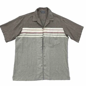 Vintage Triumph Of California Button Up Hemd Herren Größe Large Braun Surfer Cali - Bild 1 von 9