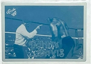1/1 "DANGEROUS" DANNY DAVIS 1990 CLASSIC WWF CARD #101 PRINTING PLATE WRESTLING - Picture 1 of 2