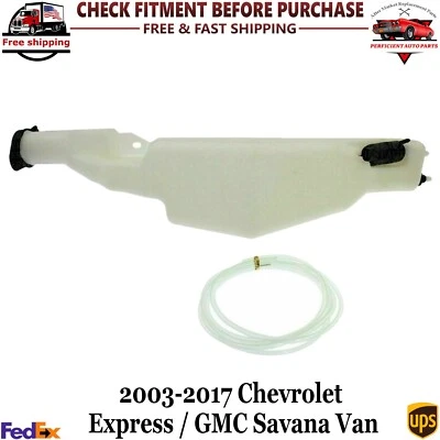 Conjunto de depósito de lavadora con bomba y tapa para Chevy Express y Savana 2003-2017 Foto 1 de 4