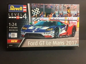 2017 Ford GT Le Mans 1:24 Model Kit Revell Kit #7041 Mfg in 2018 New Sealed Kit - Picture 1 of 10