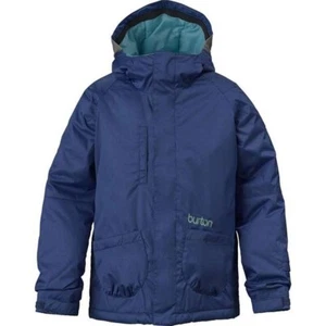 New Burton Charm Jacket Girls M 7-8 Blue Belle Dryride 2L Snow Ski Snowboard - Picture 1 of 2