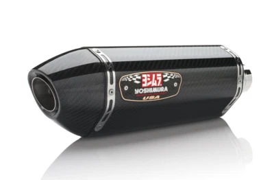 Yoshimura ZX14R R77 Race Slip-On Carbon Fiber Exhaust Kawasaki 2012-2024 — 第 1/4 张图片