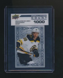 DAVID PASTRNAK 2023-24 UPPER DECK POPULATION COUNT 1000 1/1000