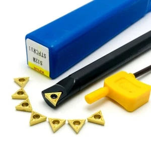 Lathe Boring Tool holder S10K-STFCR11 +10pc TCMT110204 TCMT21.51 Carbide inserts - Picture 1 of 8