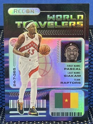 2022-23 Panini Recon PASCAL SIAKAM Toronto Raptors World Travelers - Image 1 of 2