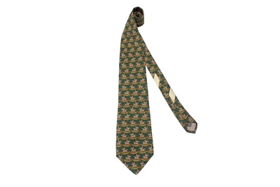 804) CORBATA HOMBRE BALLY 100% SEDA HECHA EN EE. UU. Foto 1 de 3