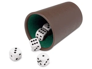 Cayro - Cubilete para Dados - para Juegos de Mesa - Cubilete Forrado en Interior - Imagen 1 de 3