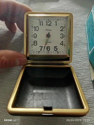 Réveil de voyage vintage,  réveil de voyage, ancien... - Photo 1/3