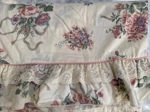Vtg JC Penney Twin Size Flat Sheet VICTORIA Supreme Collection New Out Of Packag - Picture 1 of 4