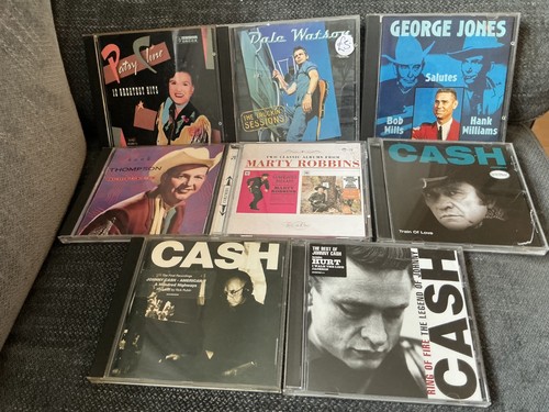 Job lot bundle country CDs, Patsy Cline, Johnny Cash Marty Robbins ...