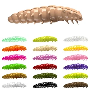 Libra Lures Larva 35 cebo de goma queso flotante cebo de trucha gusanos de abeja - Imagen 1 de 20
