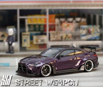 Neues AngebotBMW M4 (G82) - purple - Street Weapon 1:64
