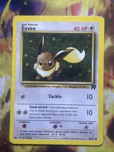 Eevee 55/82 | Team Rocket | Non Comune | Pokemon Vintage — - Foto 1 di 2