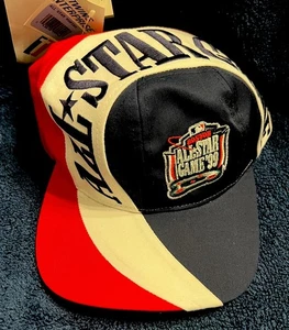 Snapback Boston Red Sox Baseball Hat Cap MLB All Over Spell out NOS Vintage - Picture 1 of 5
