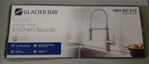 Glacier Bay Statham Spring Neck Kitchen Faucet in Stainless Steel - Picture 1 of 4