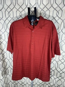 Tehama Polo Men's L 100% Double Mercerized Pima Cotton Crimson Golf Polo NWT - Picture 1 of 8