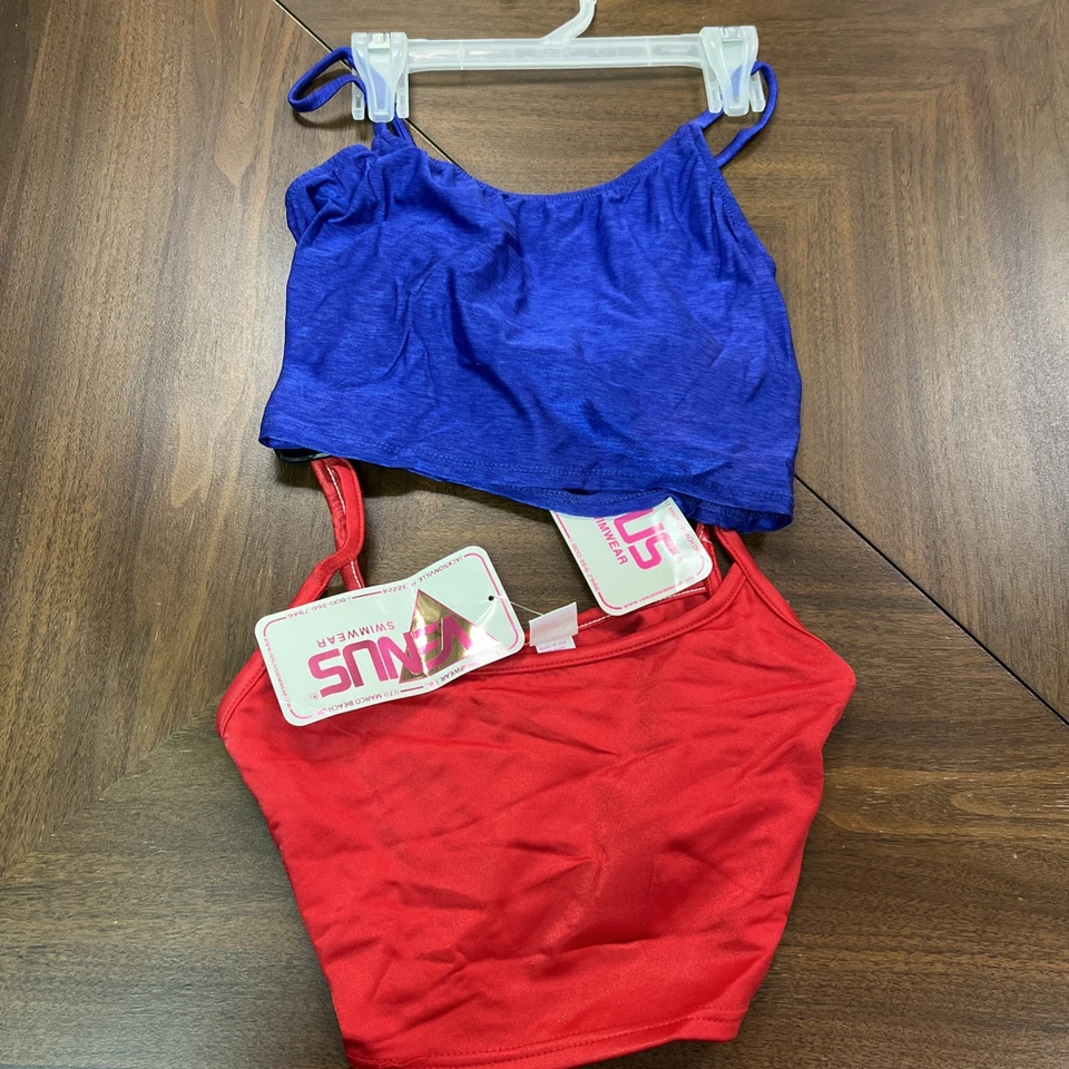 90-х годов винтажный Venus танкини топы - размер маленький новый с ярлыками - Изображение 1 из 4