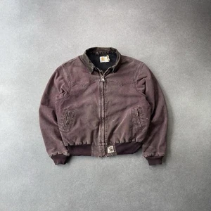 Vintage Carhartt J14 BRG “Burgundy” Santa Fe Jacket 1998 (Size L Reg) - Picture 1 of 8