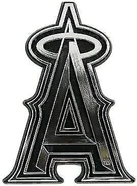 Los Angeles Angels Auto Emblem, Silver Chrome Color, Raised Molded Plastic,... - Image 1 of 3