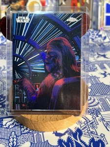 Chewbacca Topps 2025 Star Wars Chrome Kyber Light Card # KL-6 Case Hit - Picture 1 of 2