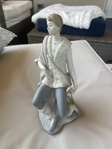 LLADRO PORCELANA NUEVO PASTOR FIGURA 9,75". Retirado. - Imagen 1 de 4