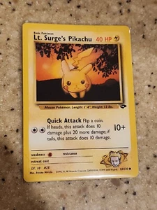 Lt. Surge's Pikachu 84/132 - 1. Auflage - Bild 1 von 3