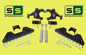 3/ 6" Drop Kit SHOCKS NOTCH FOR 73 - 87 Chevrolet Chevy GMC C10 C15 1.25" Rotors - Bild 1 von 2