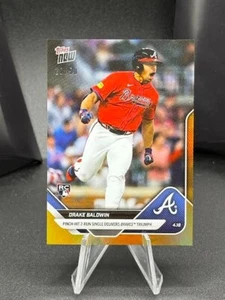 Drake Baldwin RC Braves 2025 MLB Topps NOW Card 83 Gold Foil Parallel /50 - Bild 1 von 4