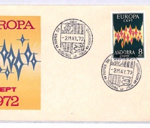 ANDORRA Spanish 1972 FDC Illustrated EUROPA CEPT First Day Cover {samwells}YT369 - Picture 1 of 16