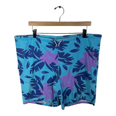 Vintage Head Hawaiian Pattern Shorts - Image 1 of 2