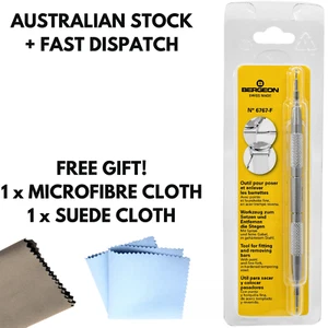 Bergeon 6767-F Springbar Swiss Spring Bar Watch Band Tool FREE MICROFIBRE CLOTH! - Picture 1 of 3