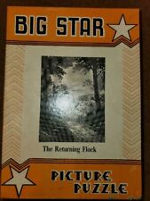 Vintage Big Star Puzzle - The Returning Flock - Over 250 Pieces - Complete