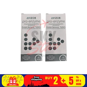 Pack de 2 comprimidos removedores de proteínas Avizor PRO-ENZYME lentes de contacto suaves años 12 - Imagen 1 de 8