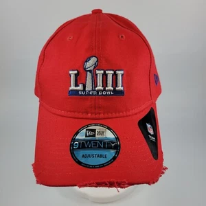 NFL Super Bowl 53 LIII New Era 9Twenty Patriots Rams Adjustable Hat - Picture 1 of 14